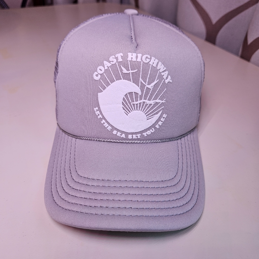 O'neil Surf Co. Foam/Mesh Snapback Gray Coast Highway Trucker Hat